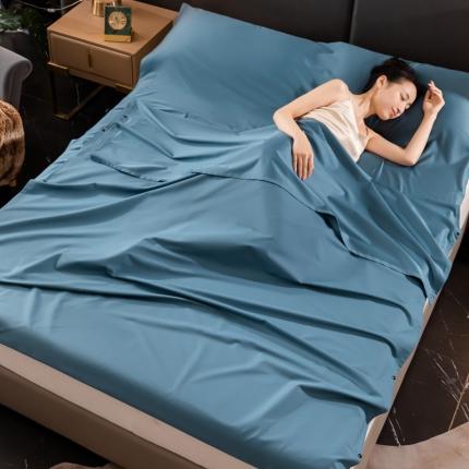 91家纺网 家纺一手货源 找家纺 （总）席世家   2023年新款全棉隔脏睡袋（赠送包装）