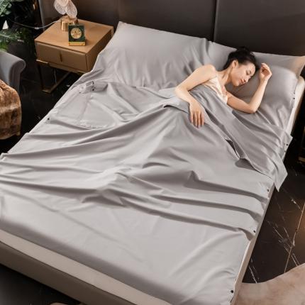 91家纺网 家纺一手货源 找家纺 （总）席世家   2023年新款全棉隔脏睡袋（赠送包装）