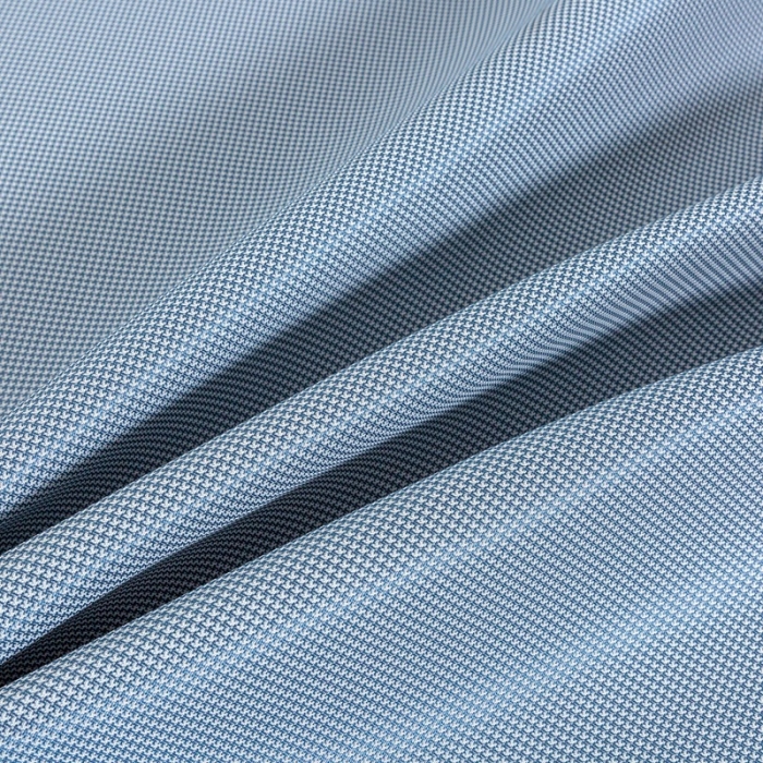 91家纺网 家纺一手货源 找家纺 简一2024新款小千鸟格蝶恋花系列抗菌凉席床笠款-蝶恋花抗菌席-蓝色