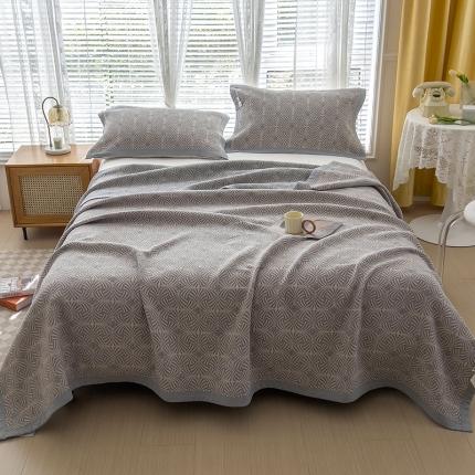 91家纺网 家纺一手货源 找家纺 总棠薇2024新款全棉三层纱多功能毛巾被纯棉细纱薄被子床单双层纱毛巾毯