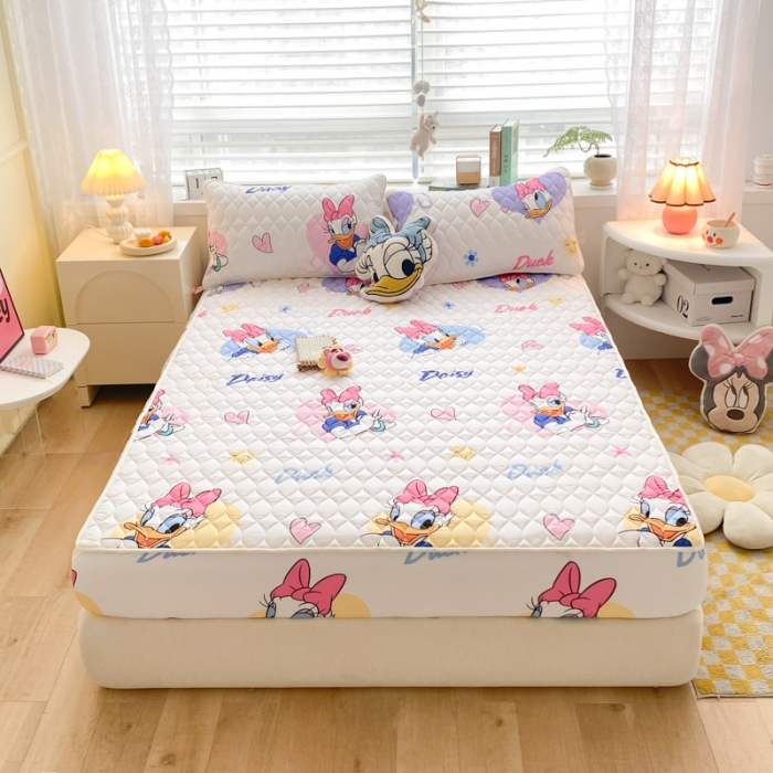 91家纺网 家纺一手货源 找家纺 （总）鑫钰 2023新款迪士尼印花夹棉床笠