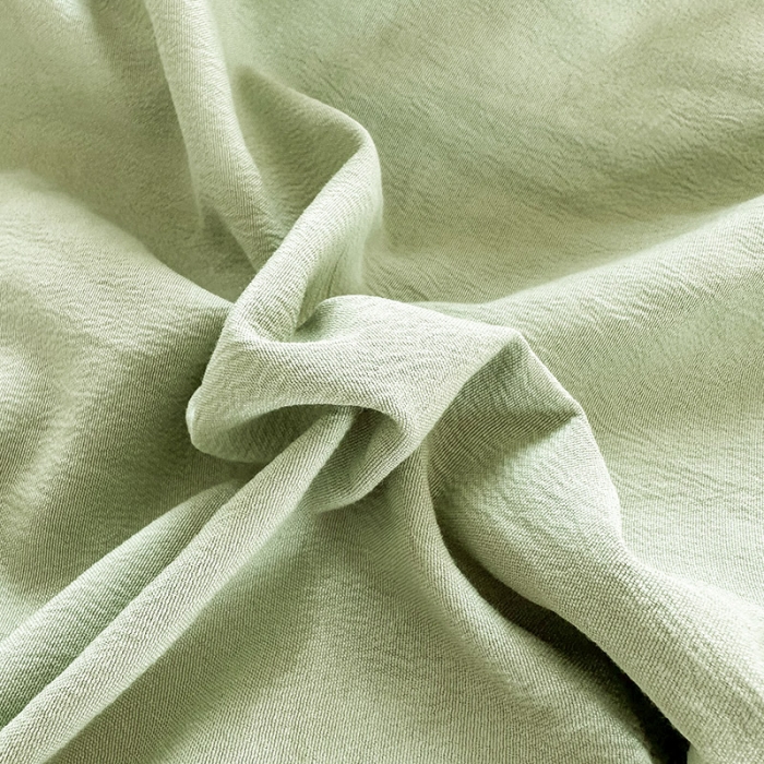 91家纺网 家纺一手货源 找家纺 言熙居 2023新款A类清新风床裙四件套 云水绿