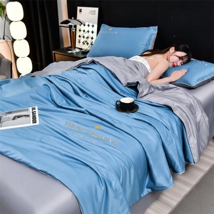 91家纺网 家纺一手货源 找家纺 （总）斯尔顿 2025新款刺绣夏凉被四件套-穆尔系列