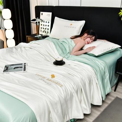 91家纺网 家纺一手货源 找家纺 （总）斯尔顿 2025新款刺绣夏凉被四件套-穆尔系列