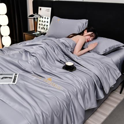 91家纺网 家纺一手货源 找家纺 （总）斯尔顿 2025新款刺绣夏凉被四件套-穆尔系列