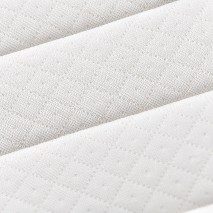 91家纺网 家纺一手货源 找家纺 亿丁点 2023新款单边针织棉乳胶记忆棉床垫 白色