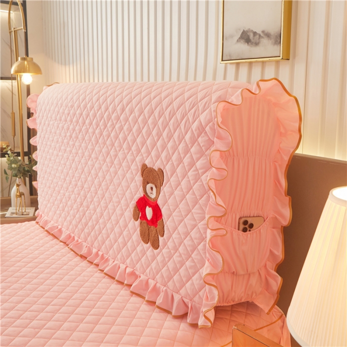 91家纺网 家纺一手货源 找家纺 屹成 2024新款床头罩 玉色