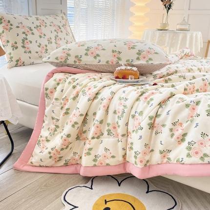 91家纺网 家纺一手货源 找家纺 (总)梦初语2023新疆棉花被子空调被夏季宿舍单人薄款夏凉被芯可机洗