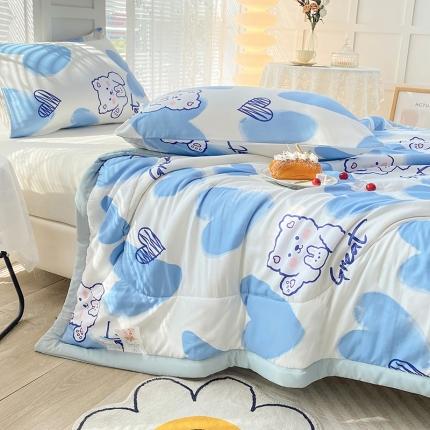 91家纺网 家纺一手货源 找家纺 (总)梦初语2023新疆棉花被子空调被夏季宿舍单人薄款夏凉被芯可机洗