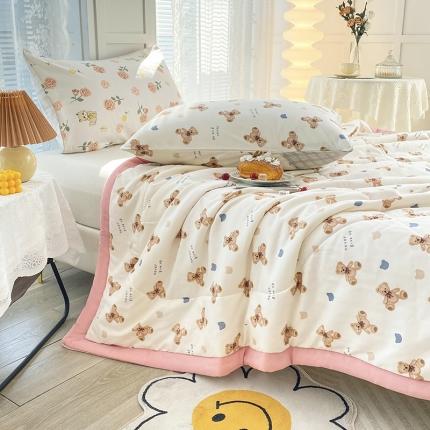 91家纺网 家纺一手货源 找家纺 (总)梦初语2023新疆棉花被子空调被夏季宿舍单人薄款夏凉被芯可机洗