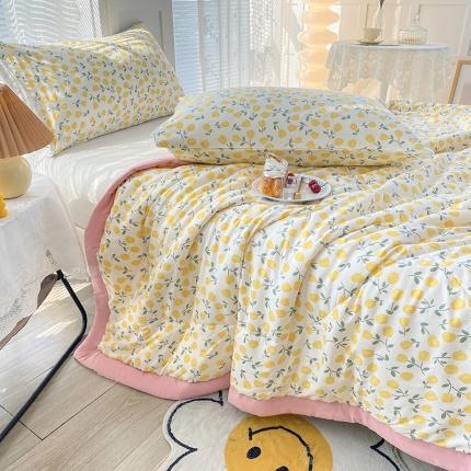 91家纺网 家纺一手货源 找家纺 (总)梦初语2023新疆棉花被子空调被夏季宿舍单人薄款夏凉被芯可机洗