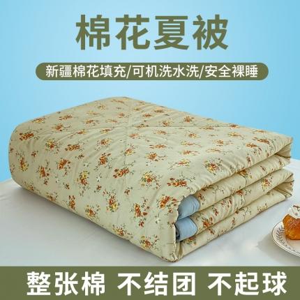 梦初语 2023新款水洗棉棉花夏被 栀子花开
