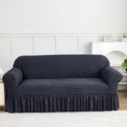 91家纺网 家纺一手货源 找家纺 （总）共鸣 2023新款皱皱云纱系列裙摆款沙发套