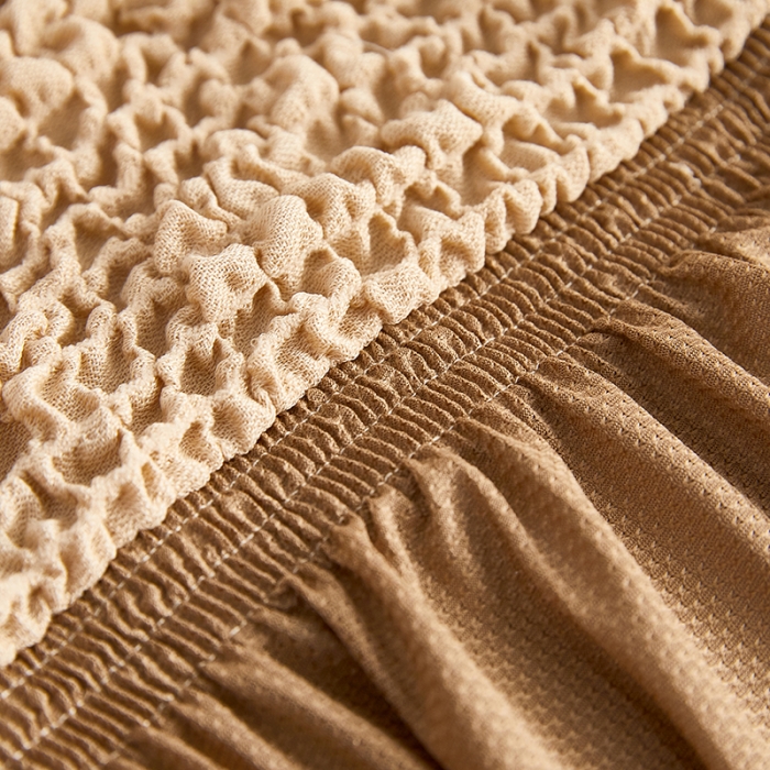 91家纺网 家纺一手货源 找家纺 （总）共鸣 2023新款皱皱云纱系列裙摆款沙发套