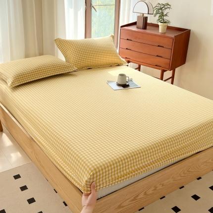 91家纺网 家纺一手货源 找家纺 （总）宝士康家纺2024新款10A抗菌无印风系列床笠三件套