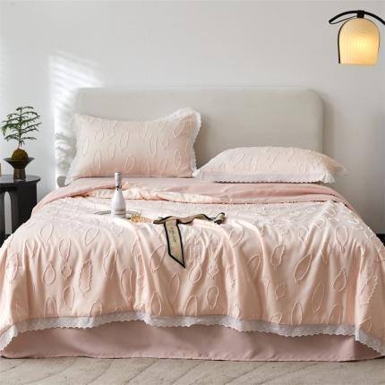 91家纺网 家纺一手货源 找家纺 （总）头等舱2025新款立体A类剪花提花55%大豆抗菌夏被夏被四件套