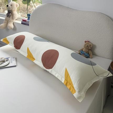 91家纺网 家纺一手货源 找家纺 爱港 2023新款全棉13370宜家风双人情侣枕套 遇见真爱