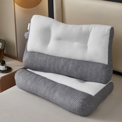 91家纺网 家纺一手货源 找家纺 （总）佳合枕芯2024网销爆款针织棉反牵引护颈枕枕芯枕头