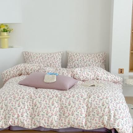 黛馨 2025新款A类小清新双层纱四件套（实拍）美雅