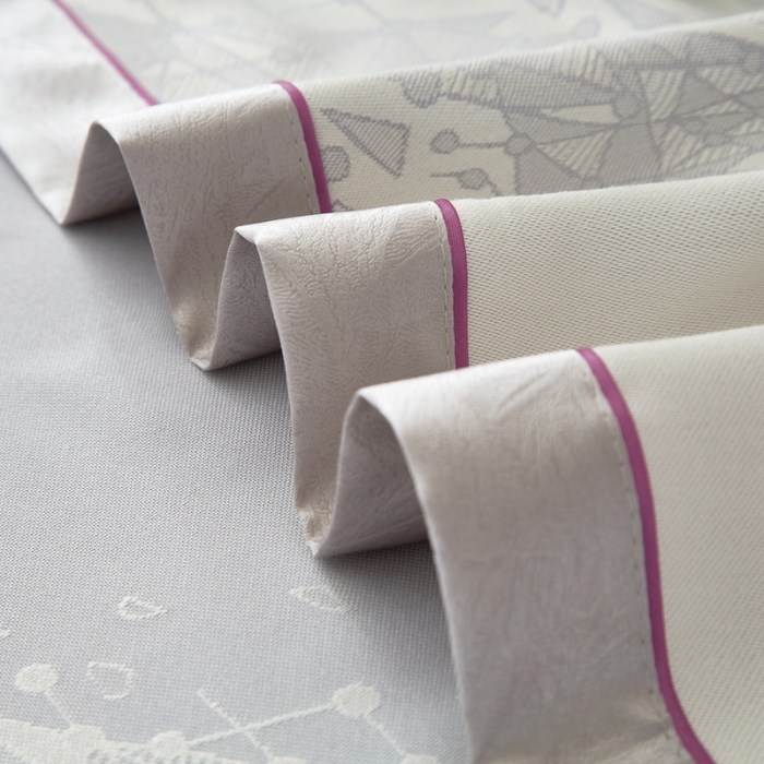 91家纺网 家纺一手货源 找家纺 威克凯丽2023新款重磅七彩大提花纯竹纤维软凉席三件套 寻梦芳菲