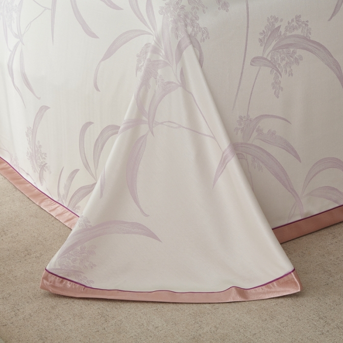 91家纺网 家纺一手货源 找家纺 威克凯丽2023新款重磅七彩大提花纯竹纤维软凉席三件套 雅然