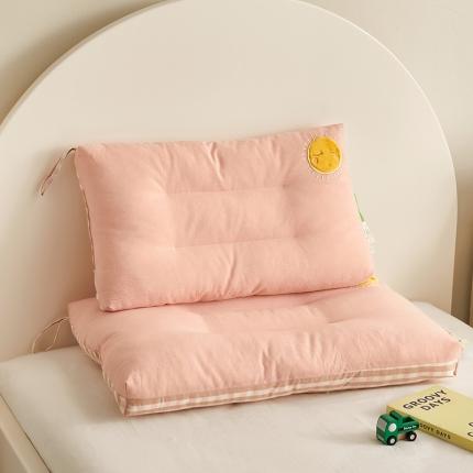 91家纺网 家纺一手货源 找家纺 （总）荷马之梦 2023新款全棉32s水洗棉绣花儿童枕芯宝宝枕头