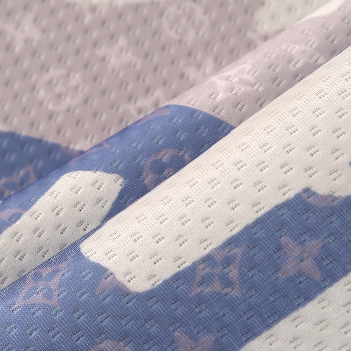 91家纺网 家纺一手货源 找家纺 星窝 2023新款冰柔丝凉席三件套 空间蓝