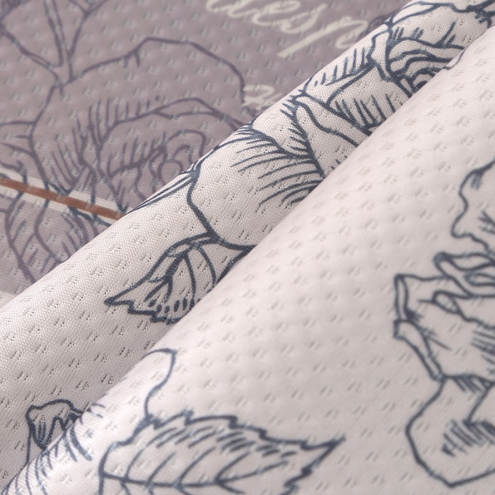 91家纺网 家纺一手货源 找家纺 星窝 2023新款冰柔丝凉席三件套 幸福花灰紫