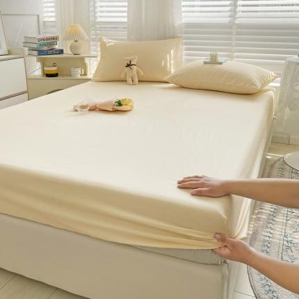 N先生 2025新款 全棉40支床笠 奶白