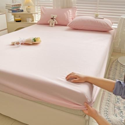 N先生 2025新款 全棉40支床笠 浅粉