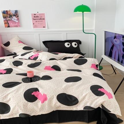 91家纺网 家纺一手货源 找家纺 （总）昔可  2023新款40支13372全棉四件套-甜酷少女y2k