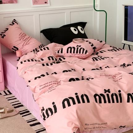 （总）昔可  2023新款40支13372全棉四件套-甜酷少女y2k