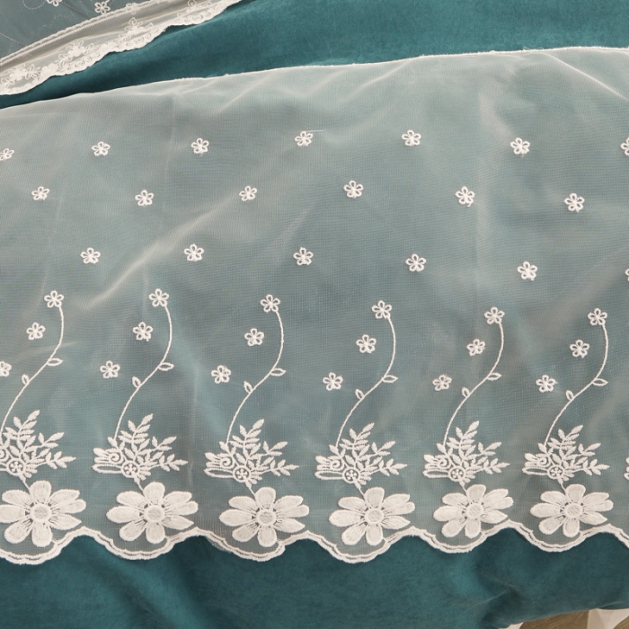 91家纺网 家纺一手货源 找家纺 恋尚 2023新款蜜桃棉夹棉床裙款四件套 花婷- 铭兰