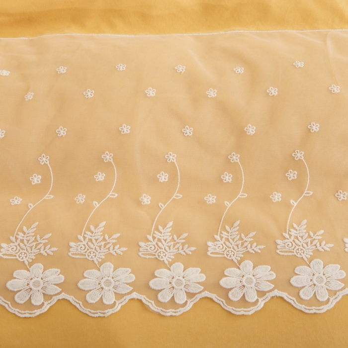 91家纺网 家纺一手货源 找家纺 恋尚 2023新款蜜桃棉夹棉床裙款四件套 花婷-鹅黄