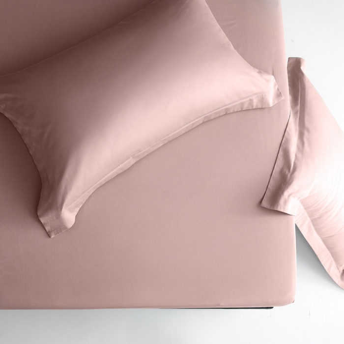 91家纺网 家纺一手货源 找家纺 秀色50支贡缎床笠单件全棉纯棉床罩三件套防滑床单床垫套罩床套梦易-琳蕴储