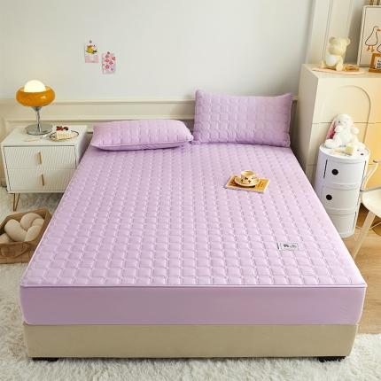 91家纺网 家纺一手货源 找家纺 （总）给笠 2024新款全棉方格大豆夹棉床笠