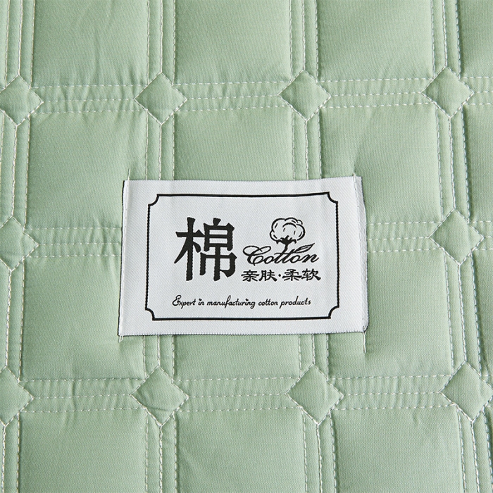 91家纺网 家纺一手货源 找家纺 （总）给笠 2024新款全棉方格大豆夹棉床笠