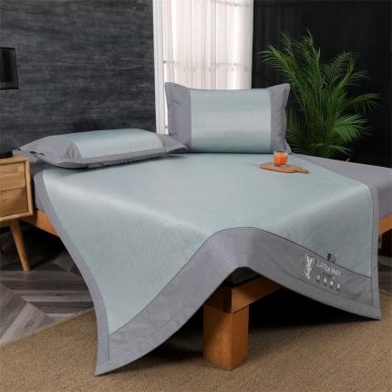 91家纺网 家纺一手货源 找家纺 yyds天然冰藤乳胶凉席可水洗可折叠藤席冰藤乳胶席-绿色