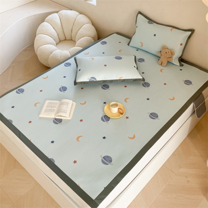 91家纺网 家纺一手货源 找家纺 三味舒屋 2025新款冰藤印花 星球