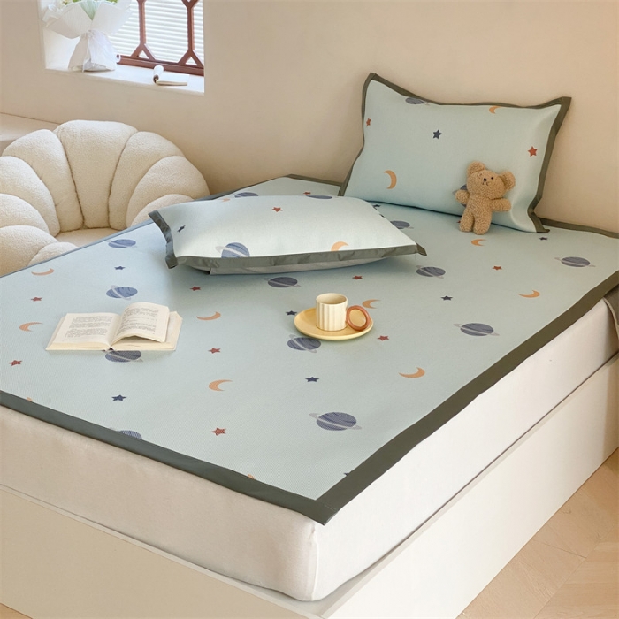 91家纺网 家纺一手货源 找家纺 三味舒屋 2025新款冰藤印花 星球