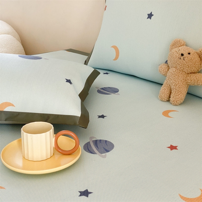 91家纺网 家纺一手货源 找家纺 三味舒屋 2025新款冰藤印花 星球