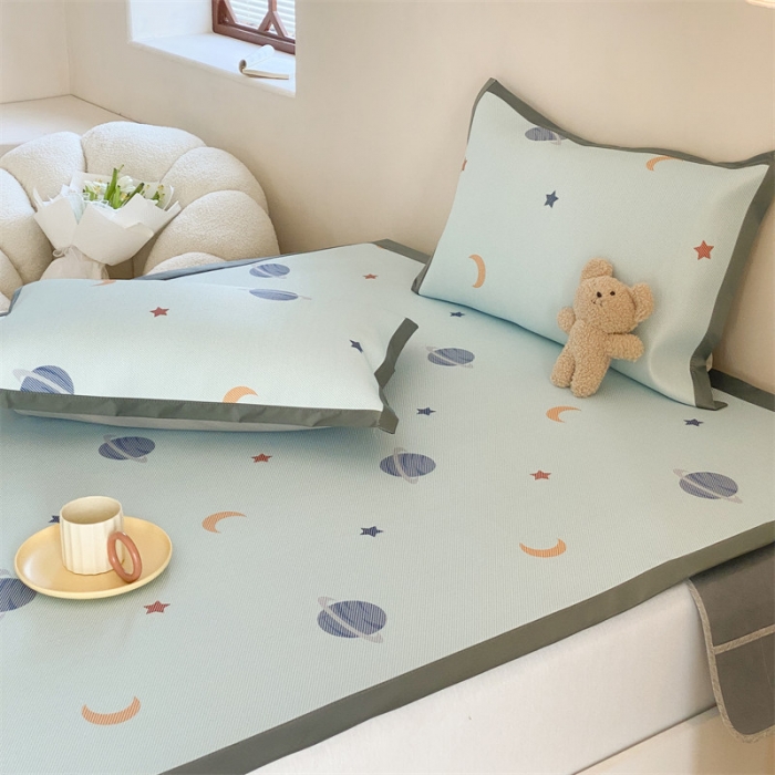 91家纺网 家纺一手货源 找家纺 三味舒屋 2025新款冰藤印花 星球