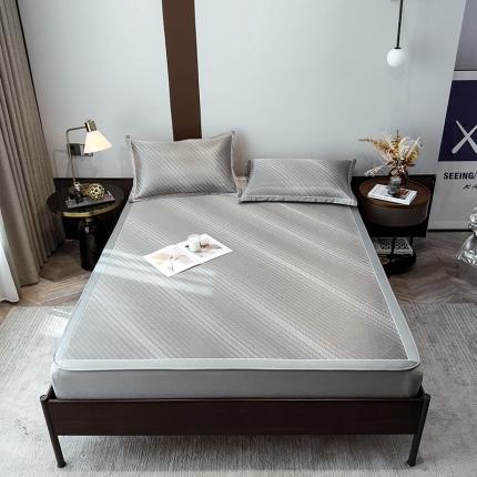 91家纺网 家纺一手货源 找家纺 （总）摩妮卡 2025新款高密碳光冰丝凉席床笠款