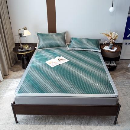 91家纺网 家纺一手货源 找家纺 （总）摩妮卡 2025新款高密碳光冰丝凉席床笠款