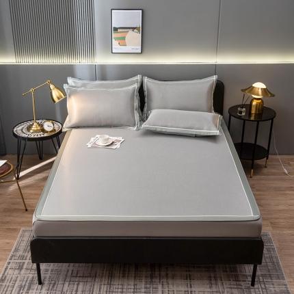 91家纺网 家纺一手货源 找家纺 （总）摩妮卡 2025新款高密碳光冰丝凉席床笠款