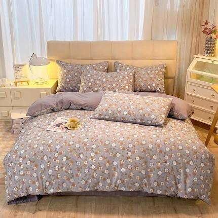 91家纺网 家纺一手货源 找家纺 （总）妖妖家纺2023新款水洗棉麻四件套