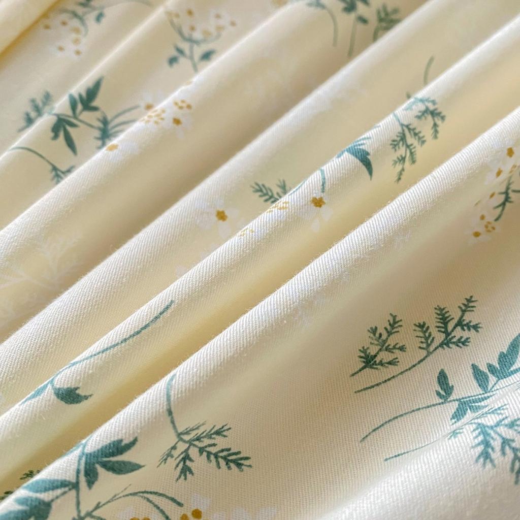 91家纺网 家纺一手货源 找家纺 柠馨 2023新款13376复古系列全棉四件套（硬包）妃子笑米