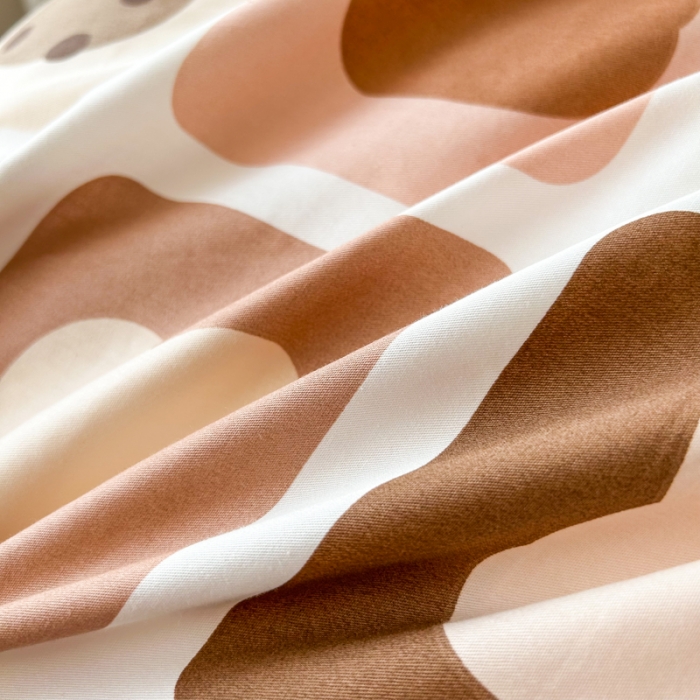 91家纺网 家纺一手货源 找家纺 柠馨 2023新款13376复古系列全棉四件套（硬包）爱心饼干