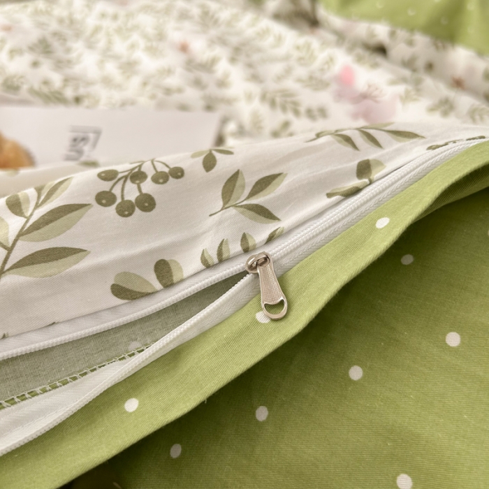 91家纺网 家纺一手货源 找家纺 柠馨 2023新款13376复古系列全棉四件套（硬包）花丛兔