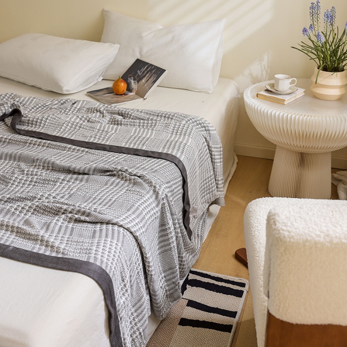 91家纺网 家纺一手货源 找家纺 （总）雯雨家纺 2023新款竹纤维毛巾被